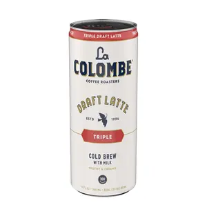 La Colombe Draft Triple Latte - 9 Fl Oz, 4 Pack, Milk-Infused, Sweetened with Sugar
