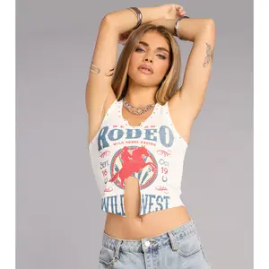 Wild West Rodeo Graphic Tank Top
