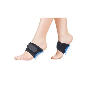 Hilph Copper Arch Support Brace for Plantar Fasciitis Relief 1 Pair Adjustable Wrap Corrector Compression Sleeve Strap with Arch Inserts for Women Men Flat & Fallen Feet High Arch Foot Pain Black Shoe Insoles
