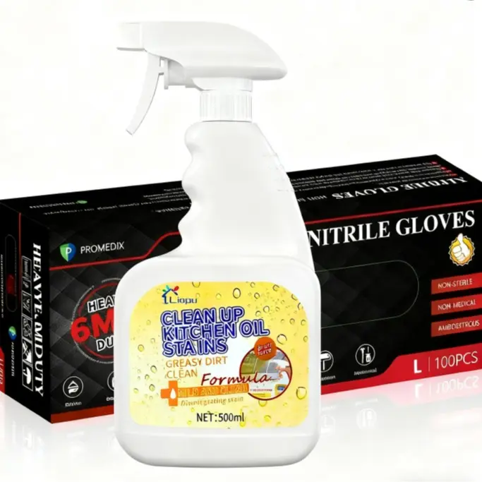 1 PCS & 100 6mil gloves (default size L)