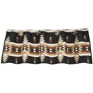 Yosemite Kitchen Valance w/ Aztec Pattern