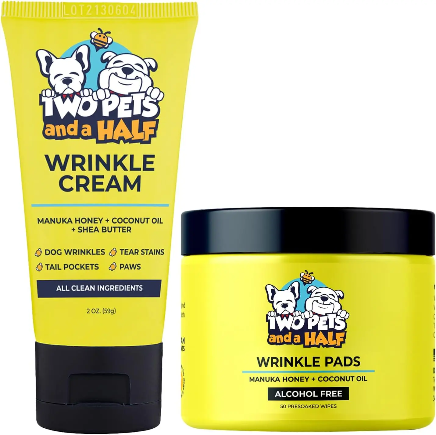 Wrinkle Paste and Wrinkle Wipes for Bulldogs Wrinkle Paste and Wrinkle Wipes for Bulldogs