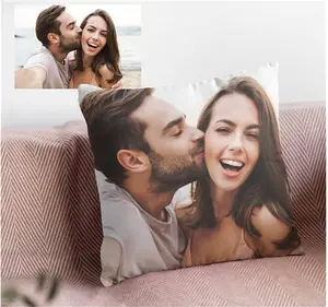 Upload Your Own Photo Text Collage Custom Personalised Zip Cushion Cover Throw Pillow With Insert Pads Filler Option | Multiple Sizes | Machine Washable