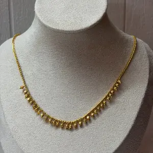 Gold Plated Chains with Gold Tone Colored Beads Luxurious Elegant Accessory for Any Occasion Perfect Fashion Statement