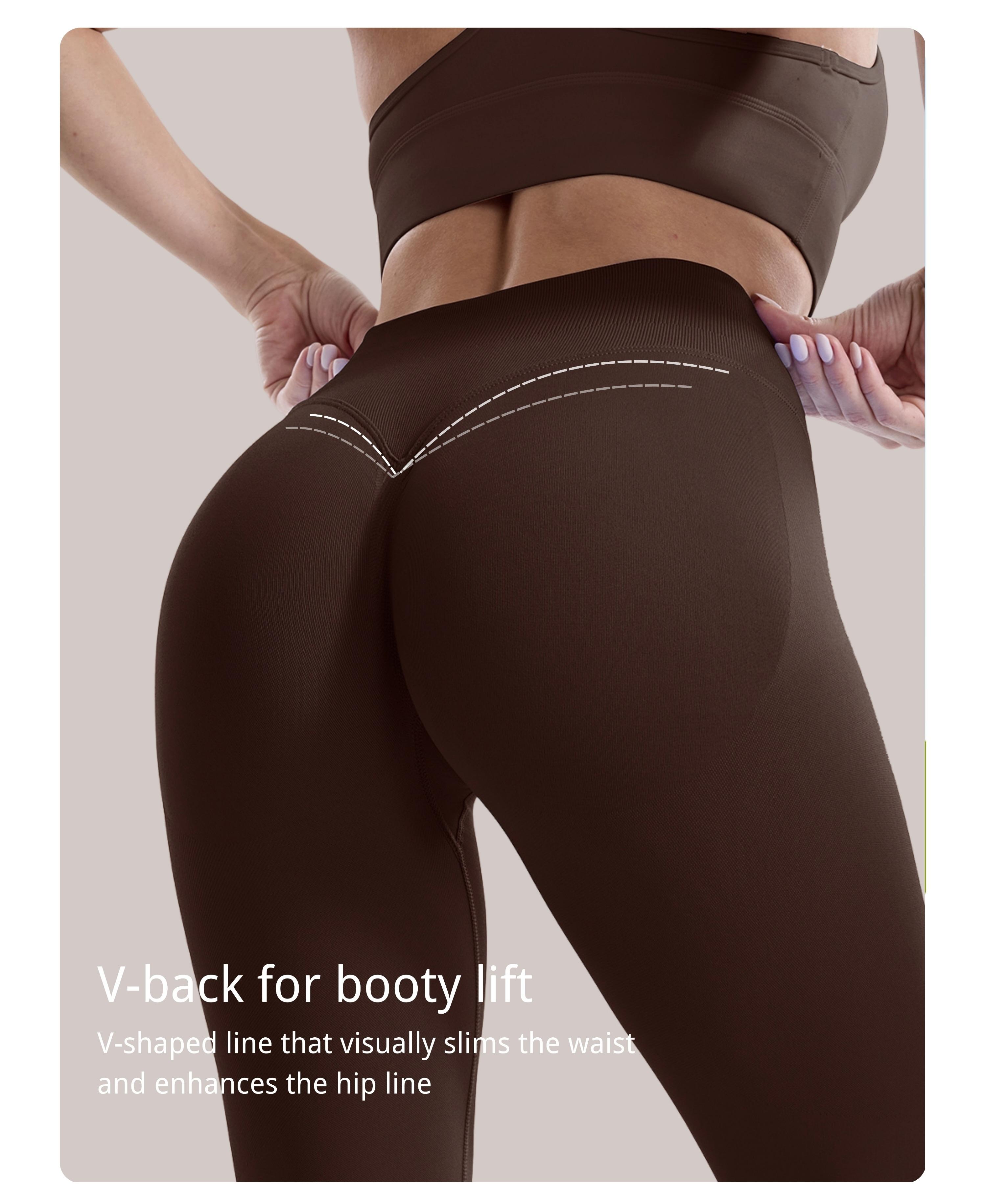 Coral Canton High Waisted Seamless Sports Leggings