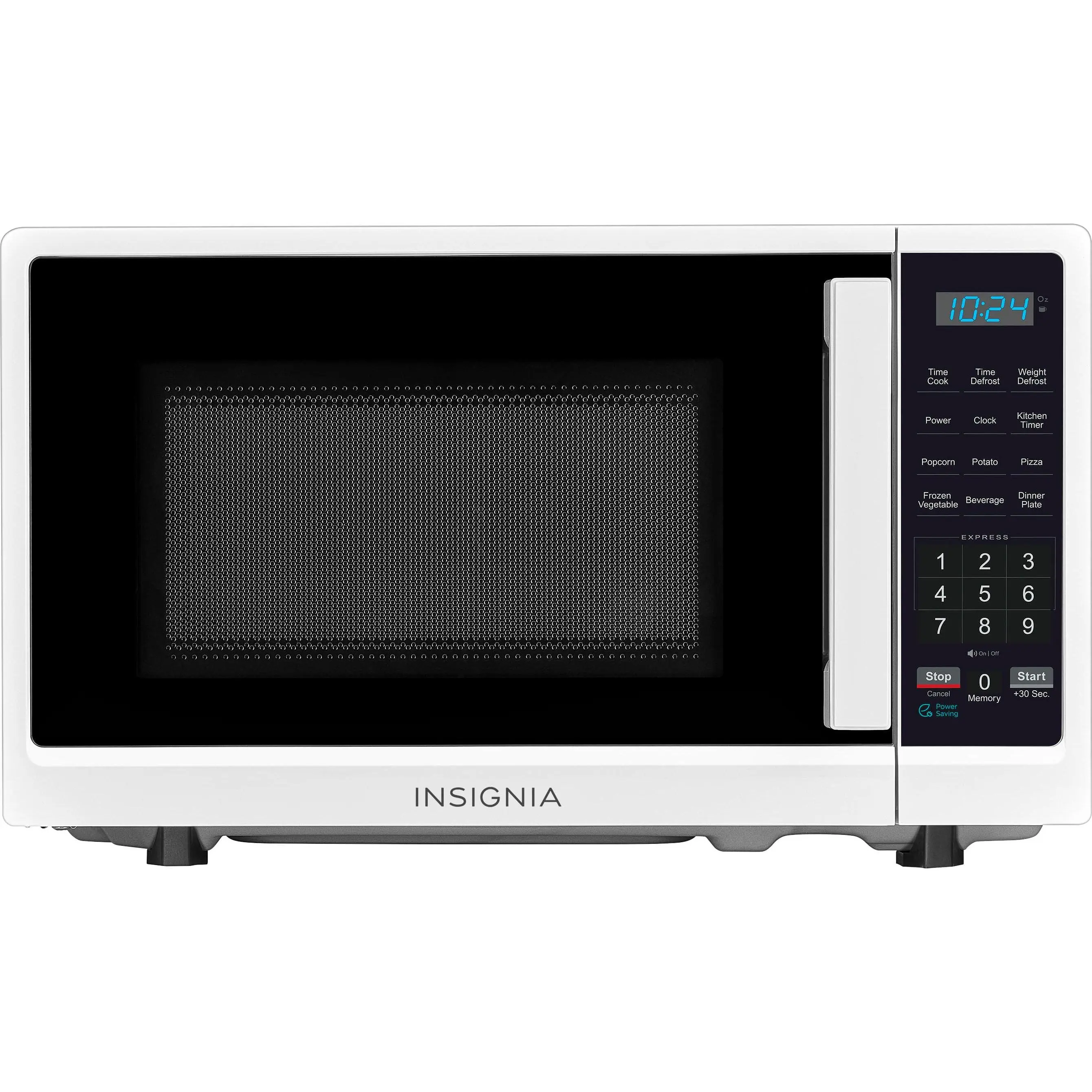 Insignia - .7 Cu. Ft. Compact Microwave - White