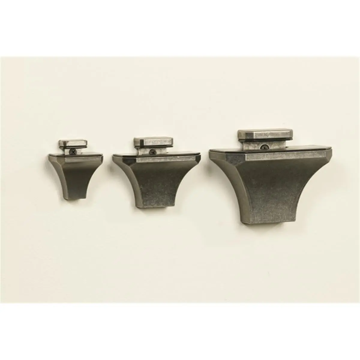 212 MAIN Amore Designs GCEDI45SB Sturdy Household Appliance Shelf Bracket - Diamond Silver, Art Deco Style, Large Size, Medium Compatibility, Sturdy Bracket