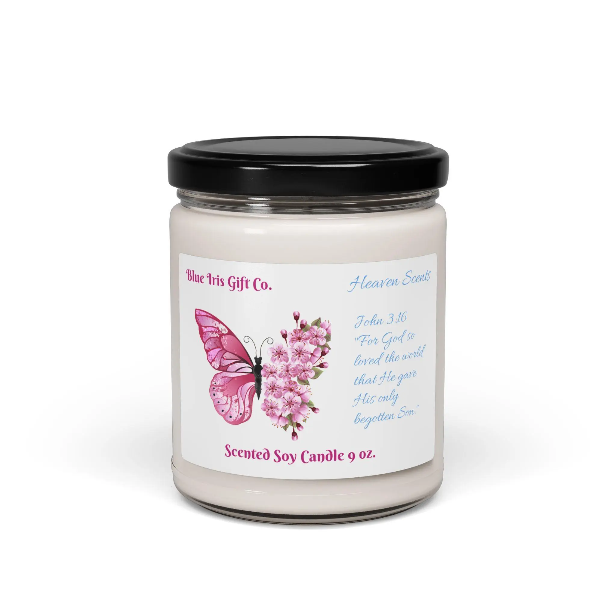 Heaven's Scents | All Natural Scented Soy Candle | John 3:16 Aroma Coconut