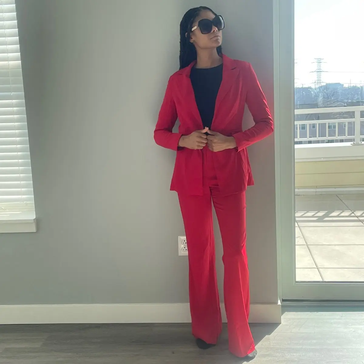 Boss energy red suit