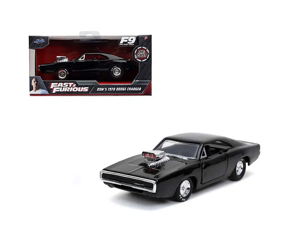 Jada 1:32 Dom’s 1970 Dodge Charger – Black – Fast & Furious 9