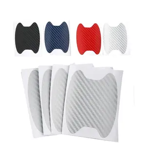 2026 New Handle sticker Car door handle, car sticker protective film, carbon fiber handle wrist sticker 4 car stickers for your car