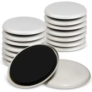 3-1/2" Furniture Sliders for Carpet, 16 Pack Furniture Sliders for Hardwood Floors, Heavy Duty Moving Pads Sliders for Floor Protectors,