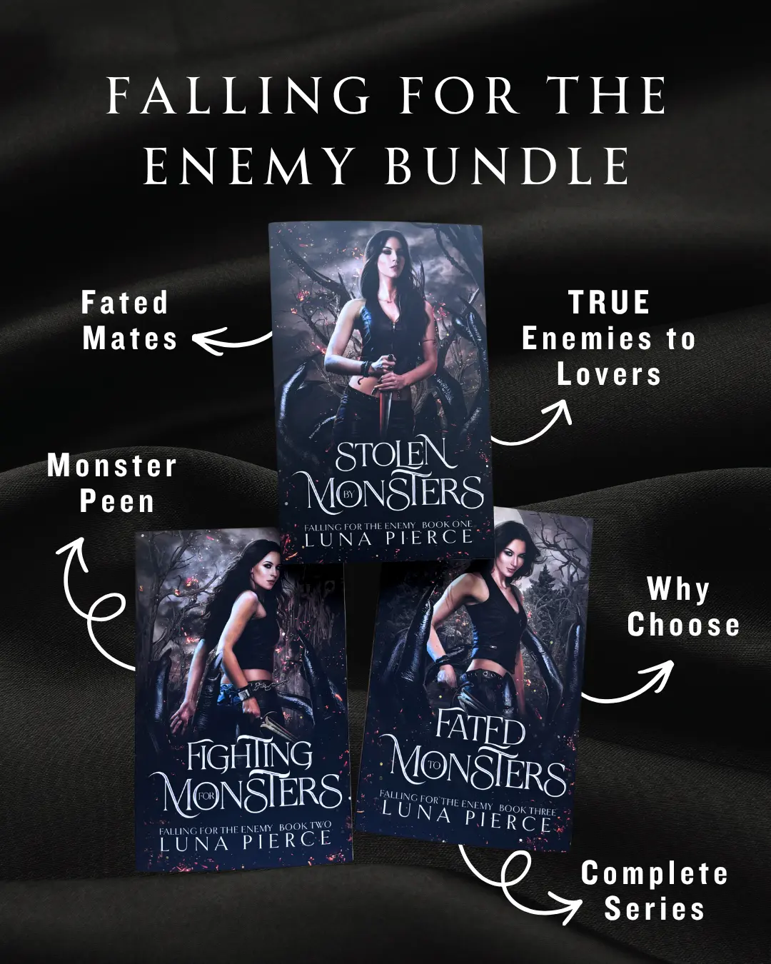 Falling for the Enemy 3 book BUNDLE (Paranormal Monster Why Choose Series) paperback