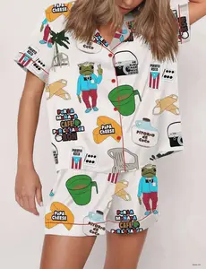 Baile Inolvidable Puerto Rico Women s Short Pajama Set - Stylish Sleepwear for a Memorable Night