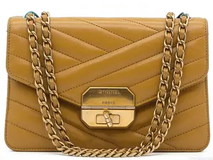 Pre-owned CHANEL Orange Caviar 2.55 Leather Tote Bag 21*3.7*14cm th260411076