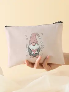 Christmas Gnome Snack Bag, Travel Organizer for Cosmetics and Emergency Snacks, Ideal Gift for Friends and Sisters, Fashionable Travel Storage Bag