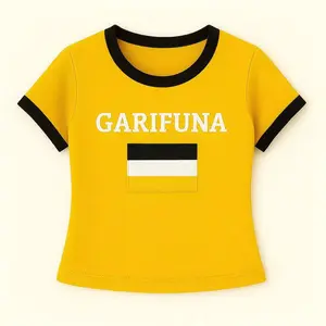 Garifuna Crop Top Flag Tee