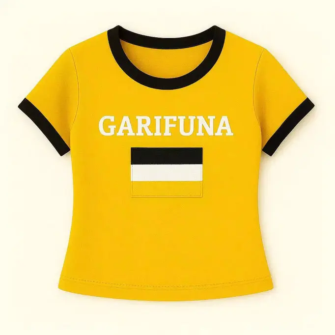 Garifuna Crop Top Flag Tee