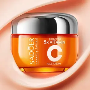 Korean Cream With Vitamin C,Sadoer Vitamin C Cream,Hydrating,For Lines, Wrinkles Moisturizer Moisture