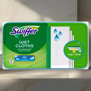 Swiffer Sweeper Wet Pads Refill Fresh Scent 24ct - Cleaning Pads, Fresh Scent, 24ct, for Sweeper Mop, Multi-Surface, Value Refill