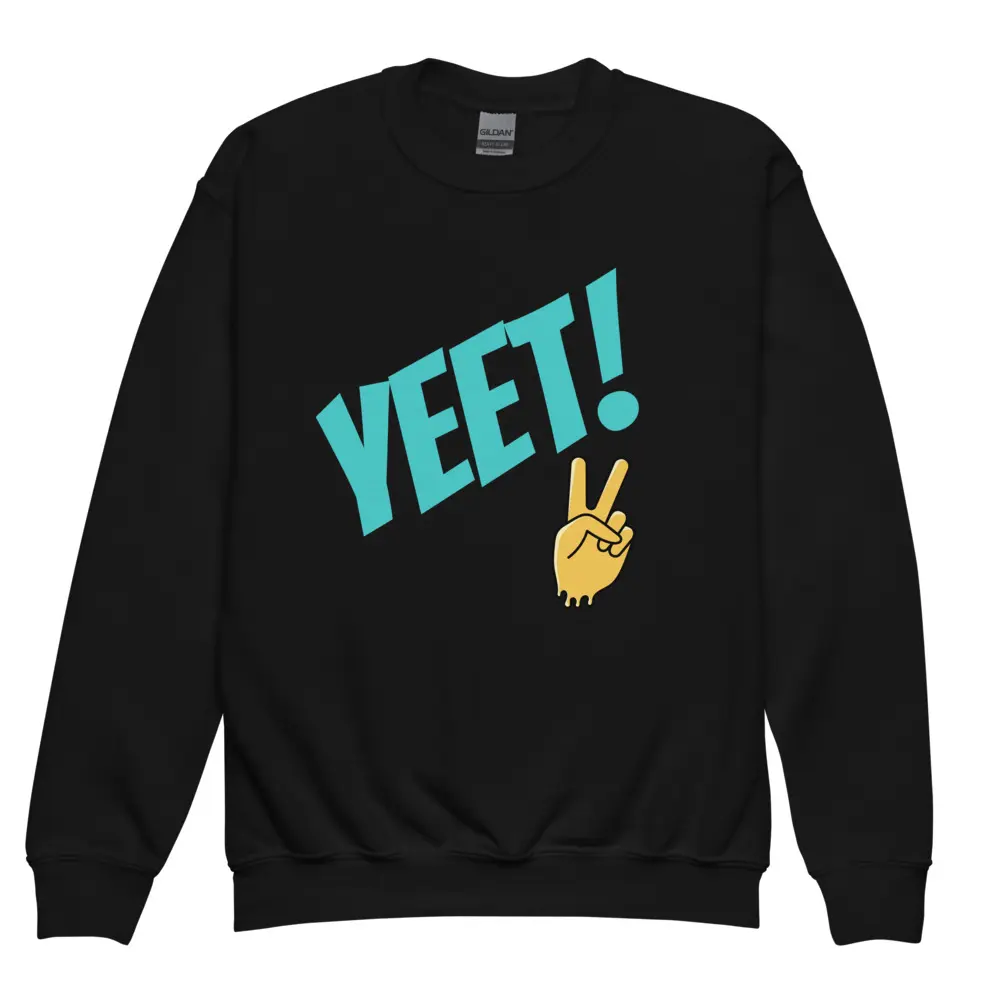 Youth crewneck sweatshirt Soft yeet Roblox dress peace