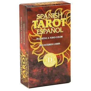 Spanish Valencia Tarot Cards, 78 Marseille Tarot Deck, Insightful and Fun Divination, Perfect for Card Games and Collectors, Halloween Gift