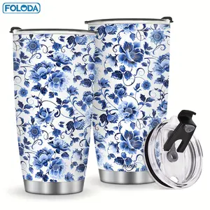 Foloda 1pc   Lover Gifts 20oz Tumbler Double Wall Stainless Steel Mug Vacuum Insulated Travel Mug with Lid Gift for Birthday Valentine's Day Christmas Gift for Women Mom Girl Grandma Travel Accessories  Cup Coffee Mug