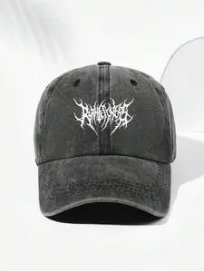 Unisex Classic Style Baseball Cap Funky Cartoon Printing Adiustable Washed Cap Fashion Cap Suitable for Daily Leisure Outdoor Sports Travel, Adjustable Hat