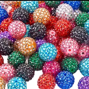 20mm Rhinestone Beads 15 ct.