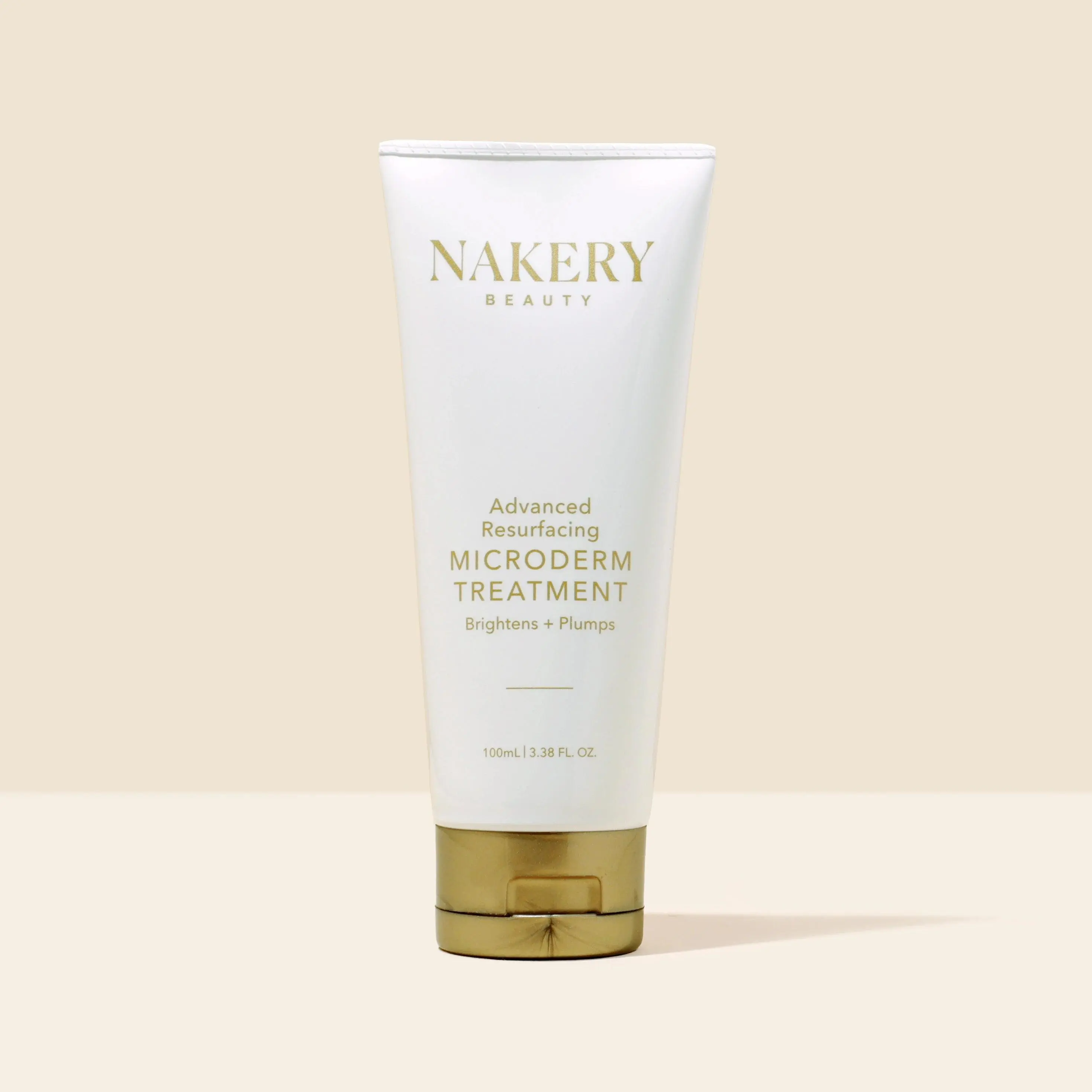 Nakery Beauty Advanced Resurfacing Microderm Treatment Face Exfoliator Scrub - Sensitive Skin Formula with Retinol, Vitamin C, Pineapple, Sapphire, Lactic Acid, Firming, Moonstone for Smooth Skin
