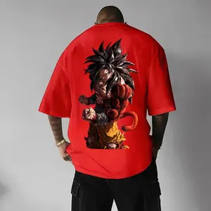 Dragon Ball DBZ Goku Unisex Summer outfits men streetwear 80s 90s graphic tees cotton Anime tank tops men gifts
