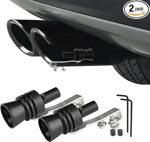 2PCS Car Turbo Whistle, Aluminum Alloy Universal Turbo Whistle, XL Size