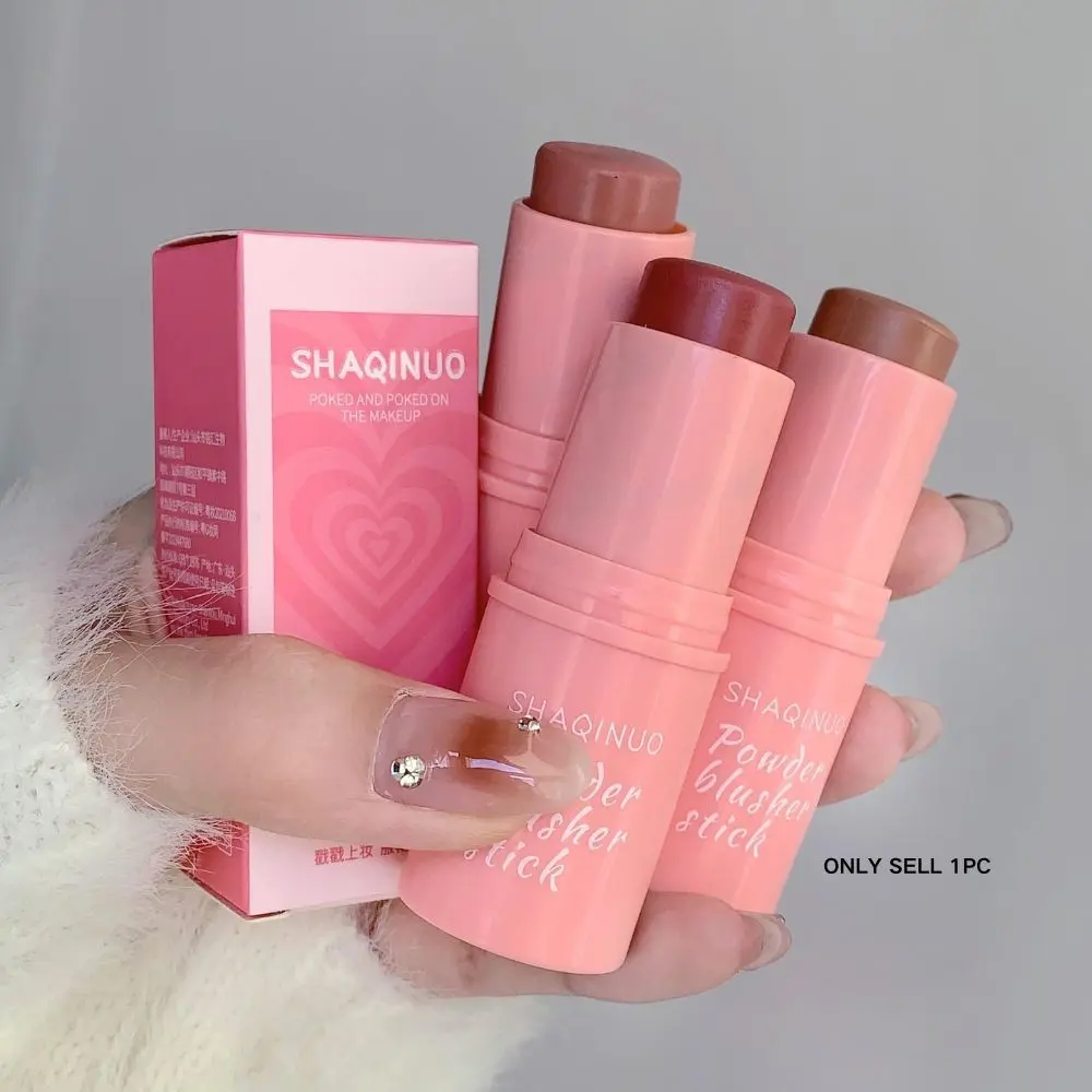 Low Saturation Cream Blush Stick, Beauty Cosmetics, Cosmetics Products, Makeup Beauty Cosmetics, Natural Vitality, Lightweight Natural Look, Waterproof, Brightening & Glow, Soft Smooth Matte Finish, Perfect Gift for Valentine's Day & Mother's Day