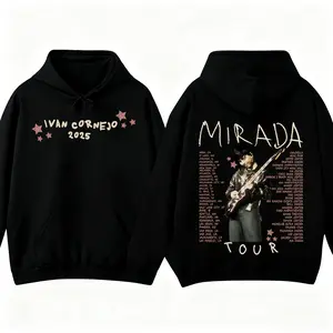 Ivan Cornejo 'Mirada Tour 2025' Concert Graphic Hoodie Long Sleeve American Latin Music Fan Streetwear Comfortable Fit