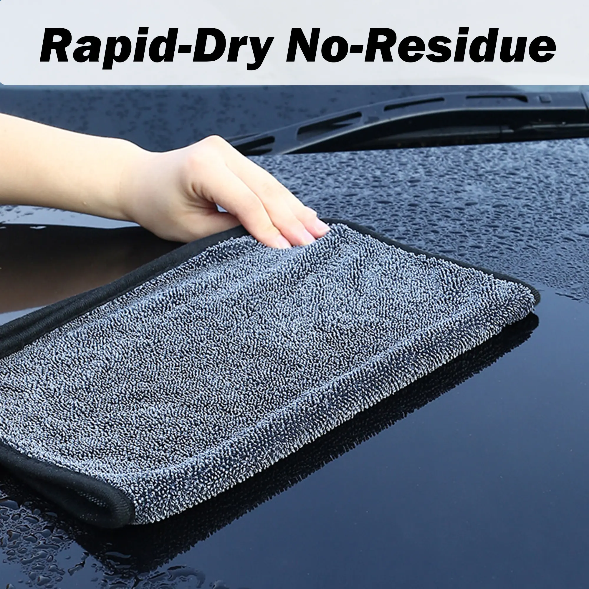 Shiny Wipes Shower Cleaning Towels, Microfiber Ultra Absorbent Bath Cloths, Easy Cleaning Rags for Bathroom, Windows, Car, Home Toilet