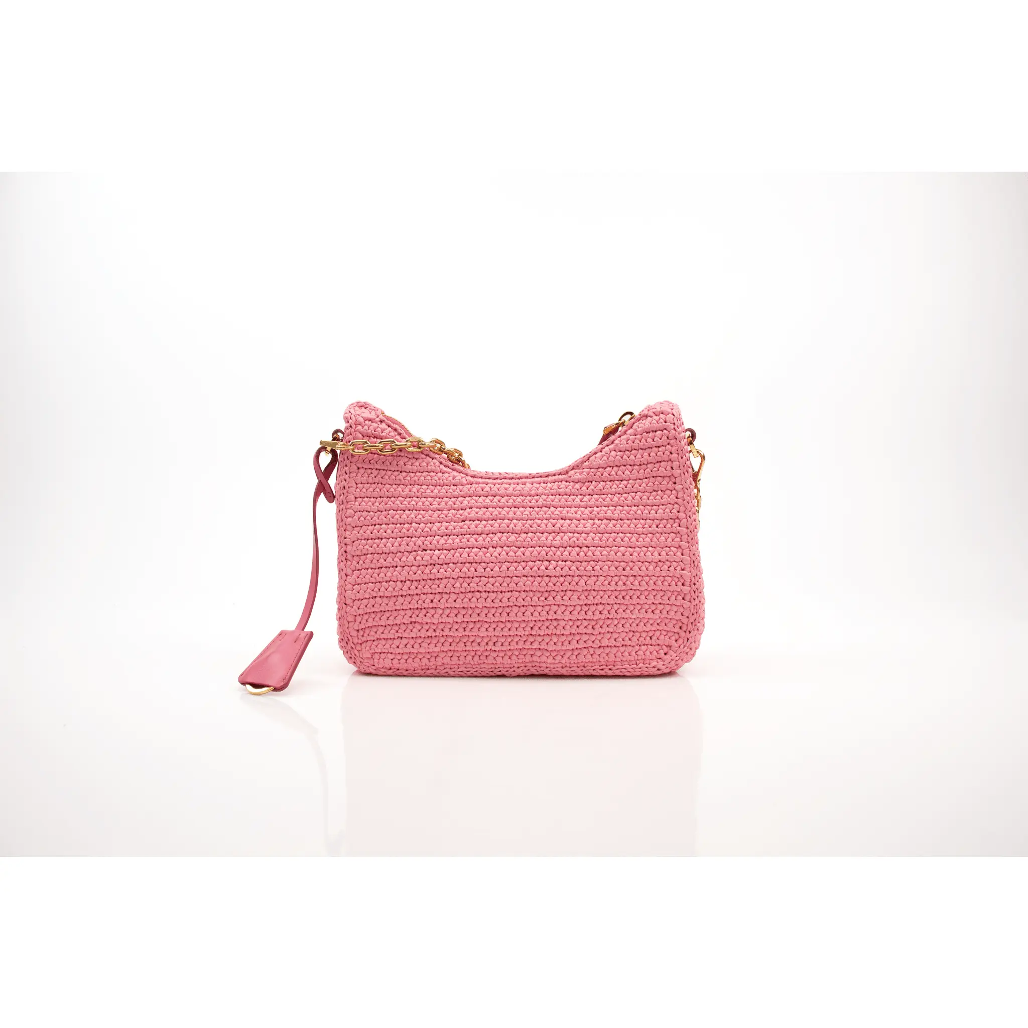 Pink Prada 2005 Re-Edition Crochet Bag - TikTok Shop