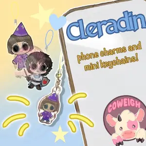 ST Byler Cleradin Strange Things 1.5 Inch Arcylic Phone Charms