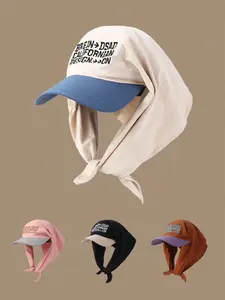 1PC Women's Macaron Color Headband Cap – Trendy & Sun-Protective!