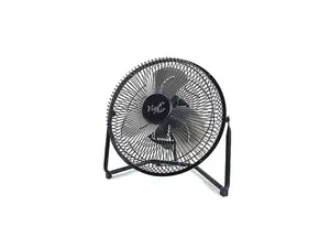 Vie Air 9" High Velocity Tilting 3 Speed Metal Floor Fan