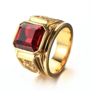 Men's classic carved dragon ring jewelry accessories wedding party gift