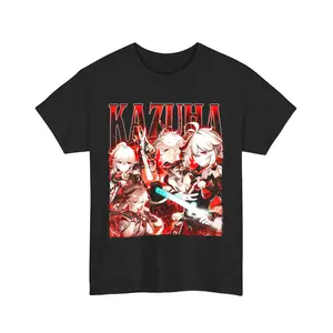 Limited Kazuha Tshirt Game Tshirt Gift For Woman And Man Unisex Everyday T-Shirt