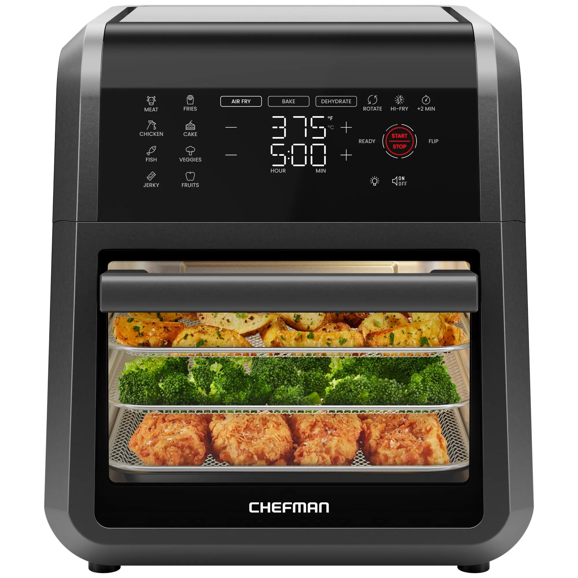 6-in-1 Multifunctional Air Fryer Oven - 12 Quart 6-in-1 Multifunctional Air Fryer Oven - 12 Quart