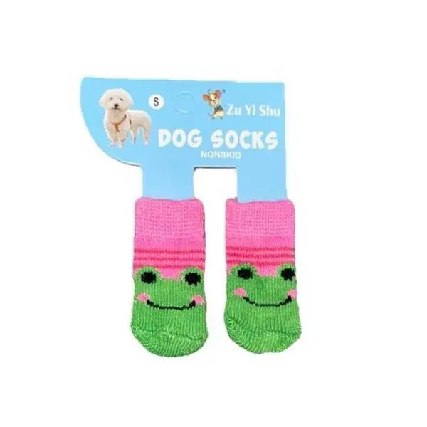 Dog Socks Non-Skid Small 1 pair (set of 4)