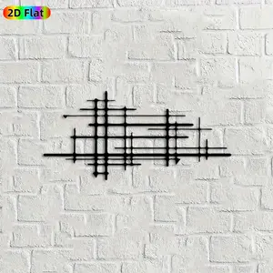 1pc Grid Pattern Metal Wall Art, Abstract Grid Statue Mural, Ideal Gift for New Year, Easter, Grid Pattern Enthusiasts, Rust-Resistant Metal Wall Decor Wall Sculptures, Perfect for Indoor Wall & Outdoor Fence Grid Art Enthusiasts