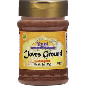 Rani Cloves Powder (Laung) Indian Spice 3oz (85g) PET Jar ~ All Natural | Gluten Friendly | Non-GMO | Vegan | Kosher | Indian Origin
