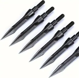 100 /125Grain Hunting Broadheads - Arrow Tips Compatible with Crossbow, Recurve Bow, and Compound Bow - Archery Broadheads