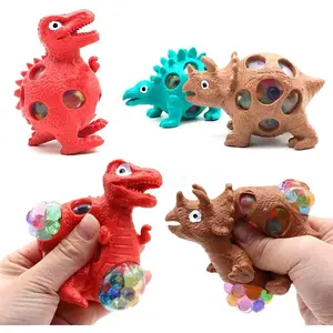 Dinosaur Vent Stress Balls 3 PCS - Squeeze Fidget Toys for ADHD, Autism, Work Pressure Release - Sensory Relieves Stress