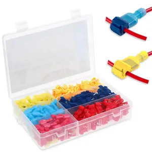 Solderstick T-Tap Wire Connectors 120PCS Kit – Quick Splice T-Tap Design for Easy Wire Connection, Spade Terminal & Wired Jack Compatible Electrical Connectors