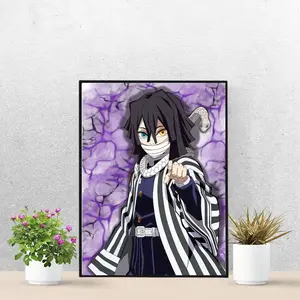 Demon Slayer Anime Wall Art, Obanai Serpent Hashira Poster, Breath of Serpent Decor, Anime Fan Gift, Room Decor