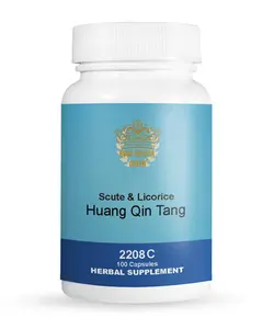 Scute & Licorice Capsules | Huang Qin Tang | Daily Wellness & Internal Balance | 2×100 Capsules | SKU 2208C